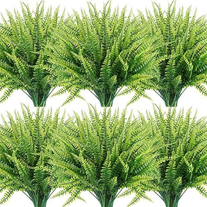 Realistic Bundles Artificial Boston Ferns Home Decor Assortment