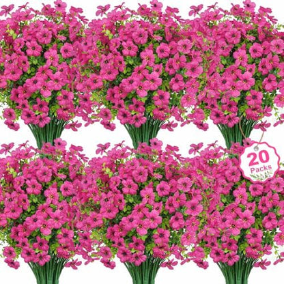 Elegant Bundles Fuchsia Eucalyptus UV Home Decor Set