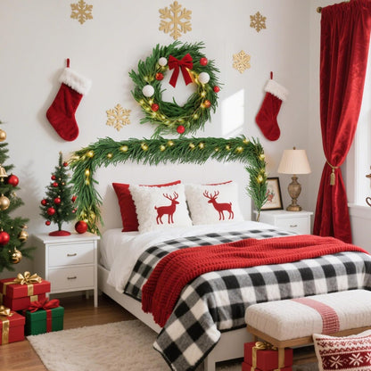 Sophisticated Artificial Norfolk Pine Garland Holiday Decor Display
