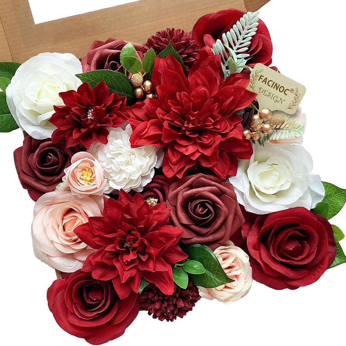 Sophisticated Pink Silk Peonies Roses Indoor Decor Kit