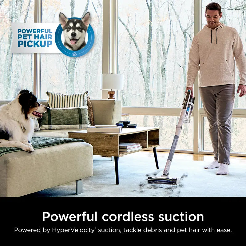 Cordless Stick Vacuum with Multi-Surface Cleaning and Flexible Wand Technology
