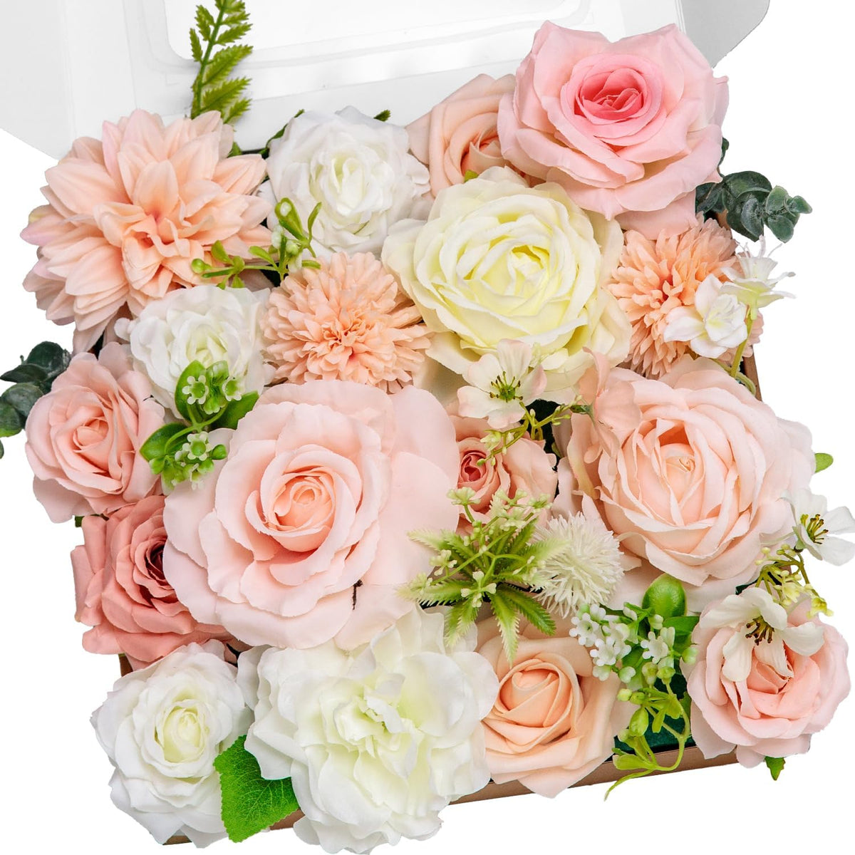 Rustic Artificial Multi Flower Mixed Indoor Decor Selection