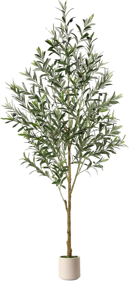 Botanical Artificial Olive Trunk Silk Home Decor Series