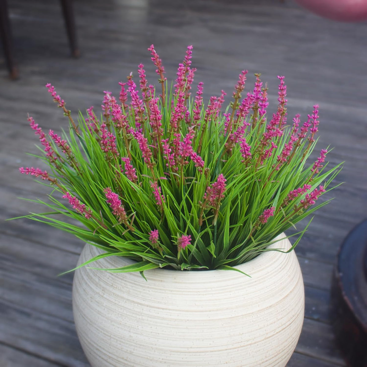 Artificial Plants & Flowers Outdoor 16 Bundles Fade Resistant Wildflowers Fake Daisy Outside Colorful Flowers Spring Summer Decorations for Planter Front Porch Decor(16 Bundles 3 Colors)