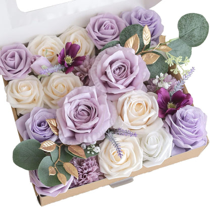 Lookein Artificial Flowers for DIY Wedding Decoration Bridal Bouquet Table Centerpieces Flower Garland Arch Flower Decoration Home Decor, Rustic Terracotta
