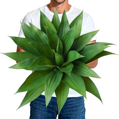 Serene Large Artificial Agave Succulent Home Decor Collection