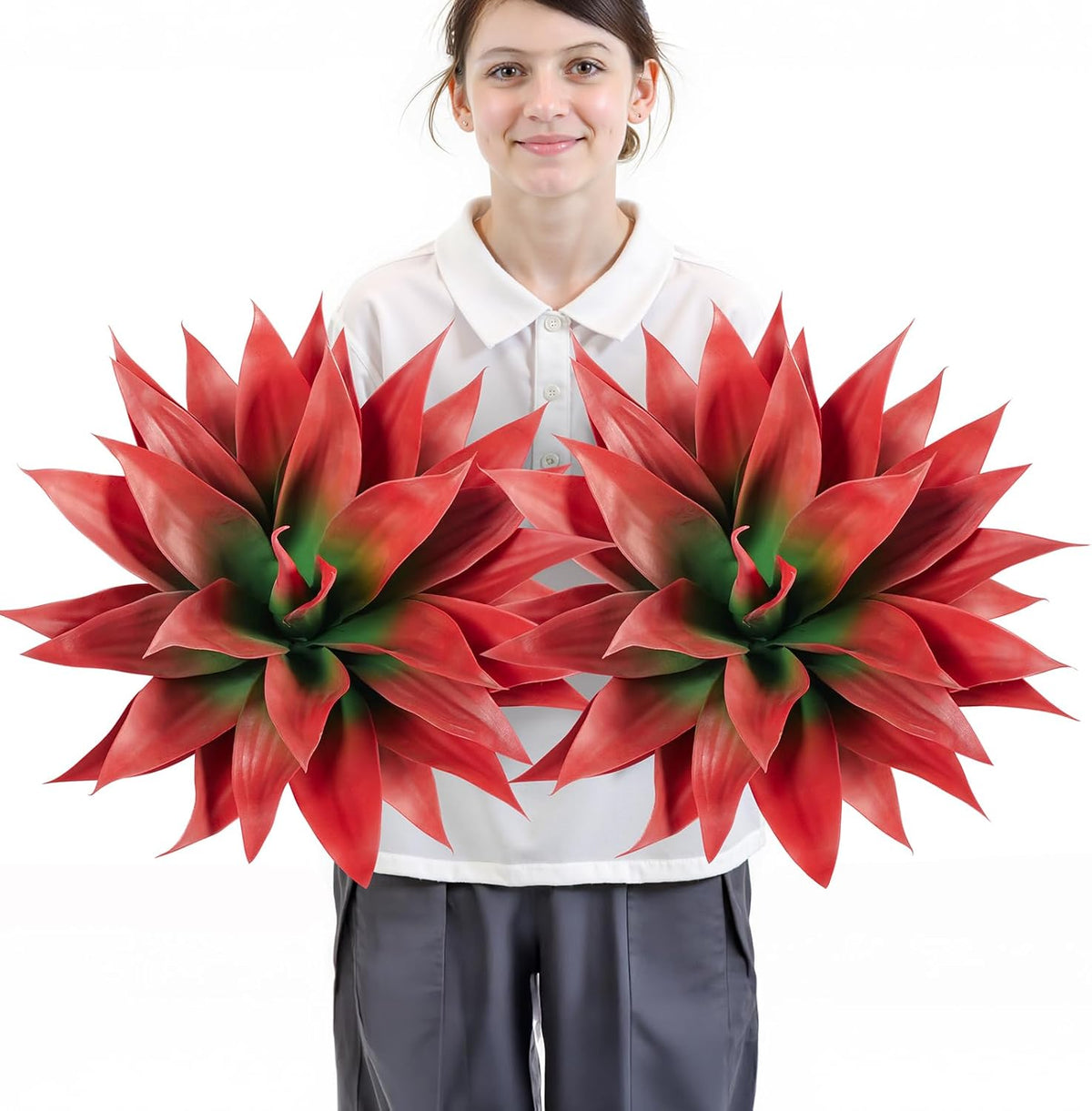 Botanical Artificial Blue Agave Plant Home Decor Arrangement