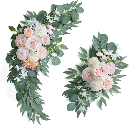 Charming Blush Pink Wedding Arch Home Decor Selection