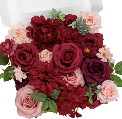 Rustic Artificial Multi Flower Mixed Indoor Decor Selection