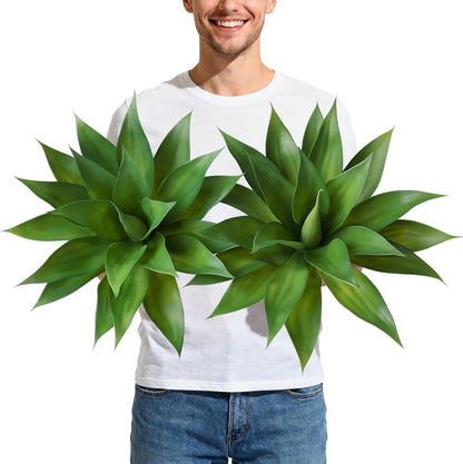 Serene Large Artificial Agave Succulent Home Decor Collection