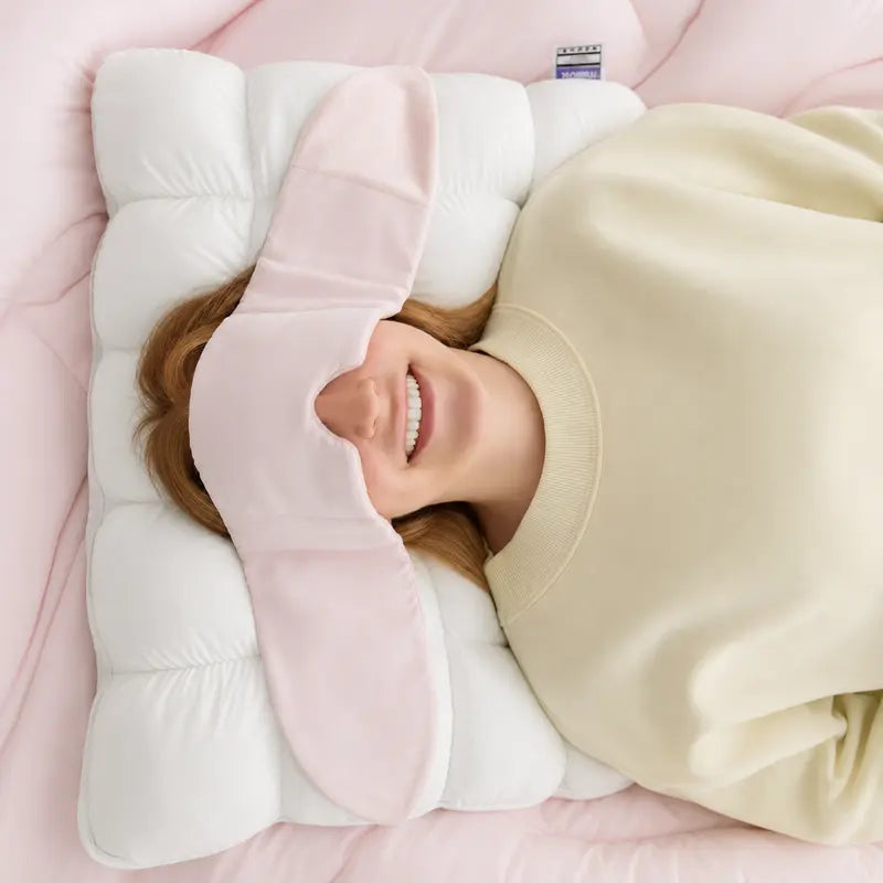 Adjustable Weighted Eye Mask for Sleep and Relaxation - Pressure Relief Sleep Mask