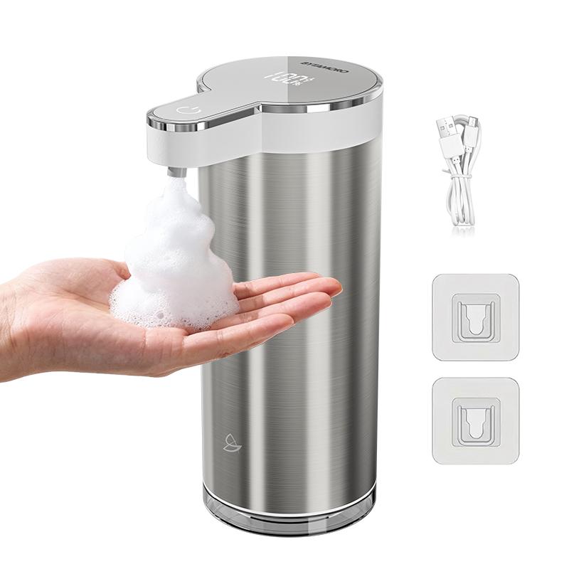 Touchless Foaming Soap Dispenser - 12oz USB Rechargeable with 4 Levels