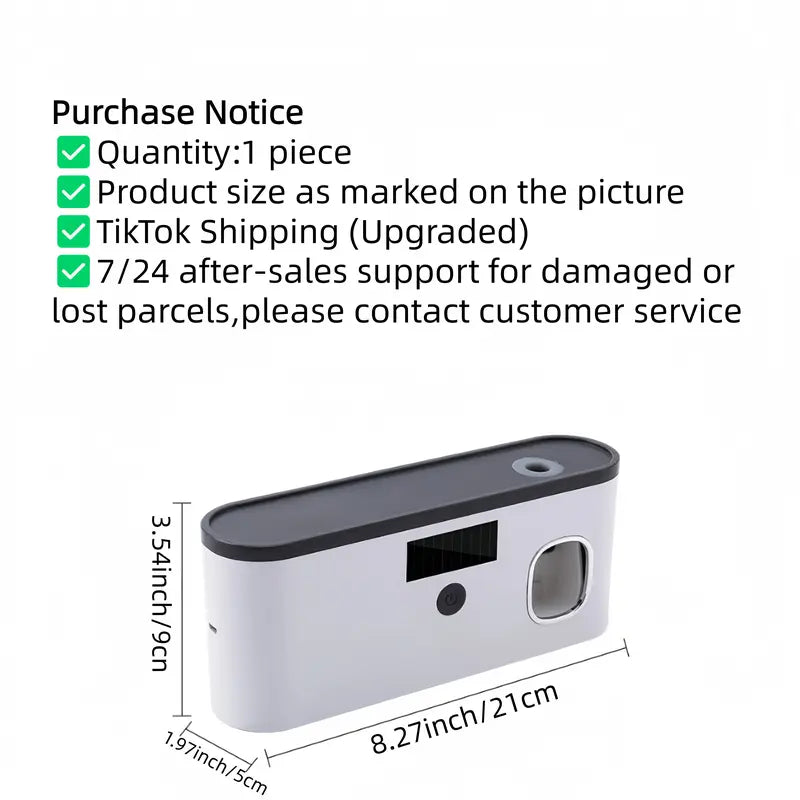 Wall-Mounted Multifunctional Bathroom Organizer - Adhesive No-Drilling Toothbrush Holder