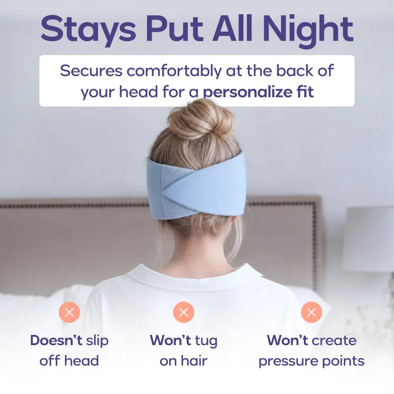Adjustable Weighted Eye Mask for Sleep and Relaxation - Pressure Relief Sleep Mask