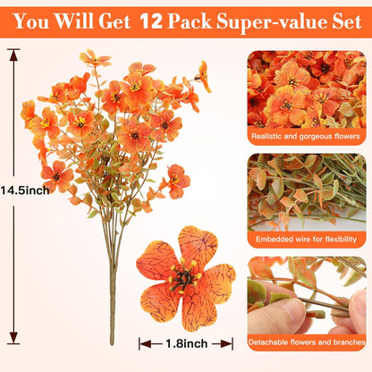 Decorative Artificial Fall Christmas Outdoor Indoor Decor Kit