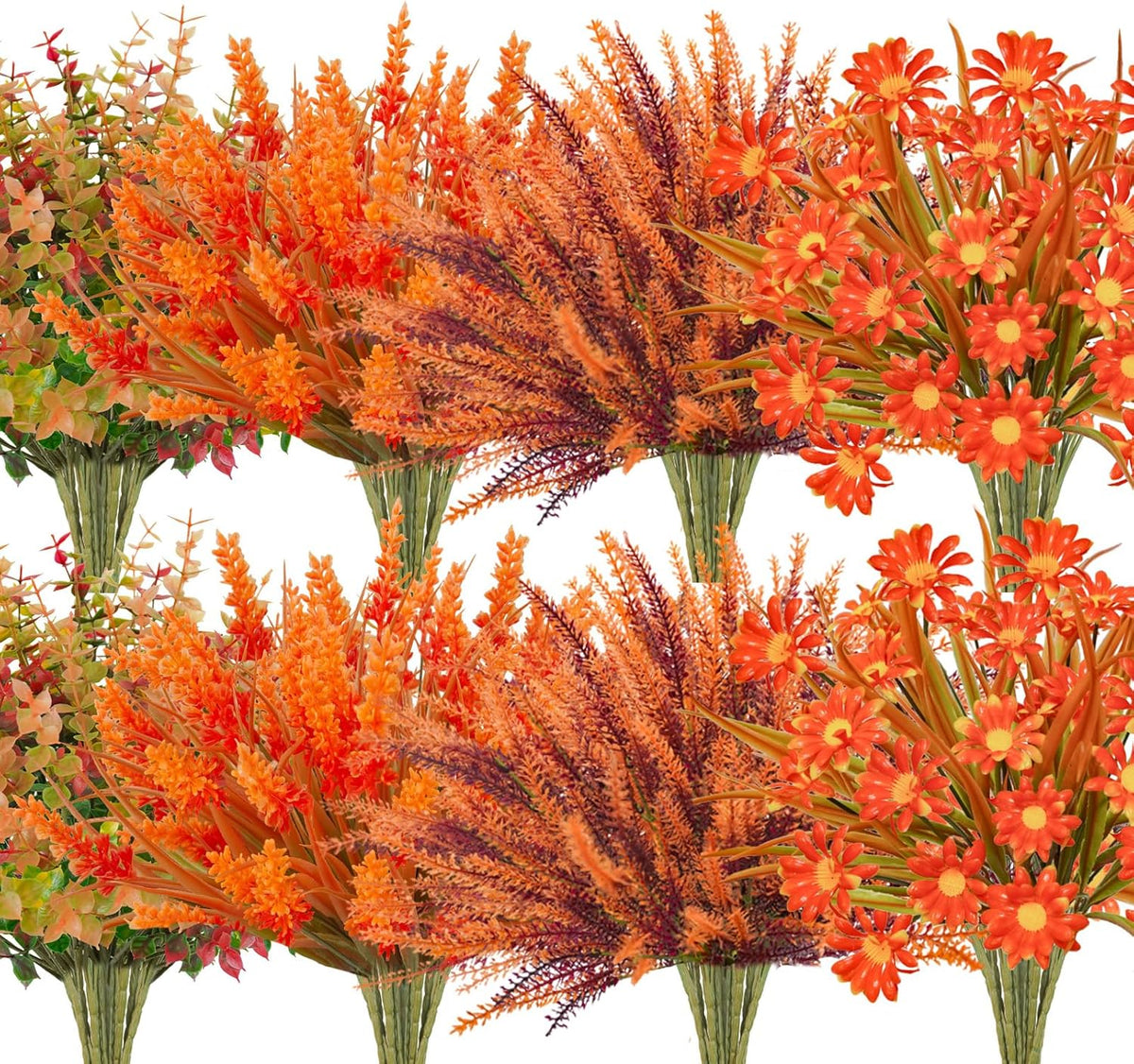 Natural Bundles Fall Artificial Lavender Home Decor Accent