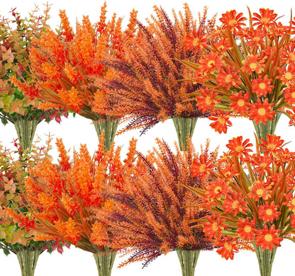 Natural Bundles Fall Artificial Lavender Home Decor Accent