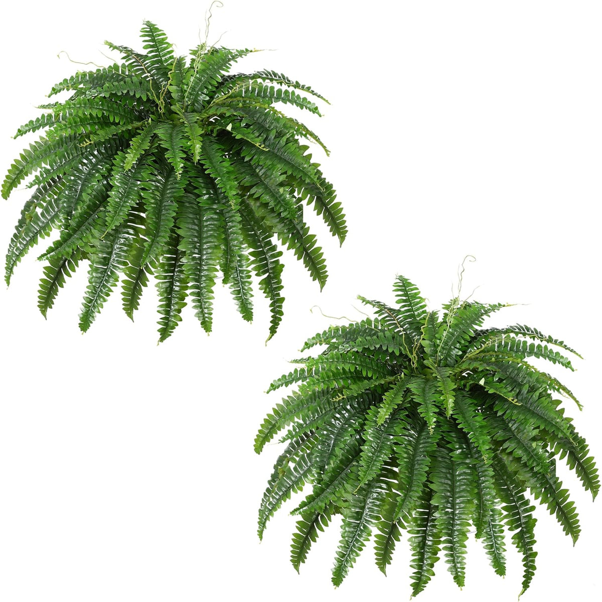 Modern Large Artificial Boston Fern Home Decor Statement