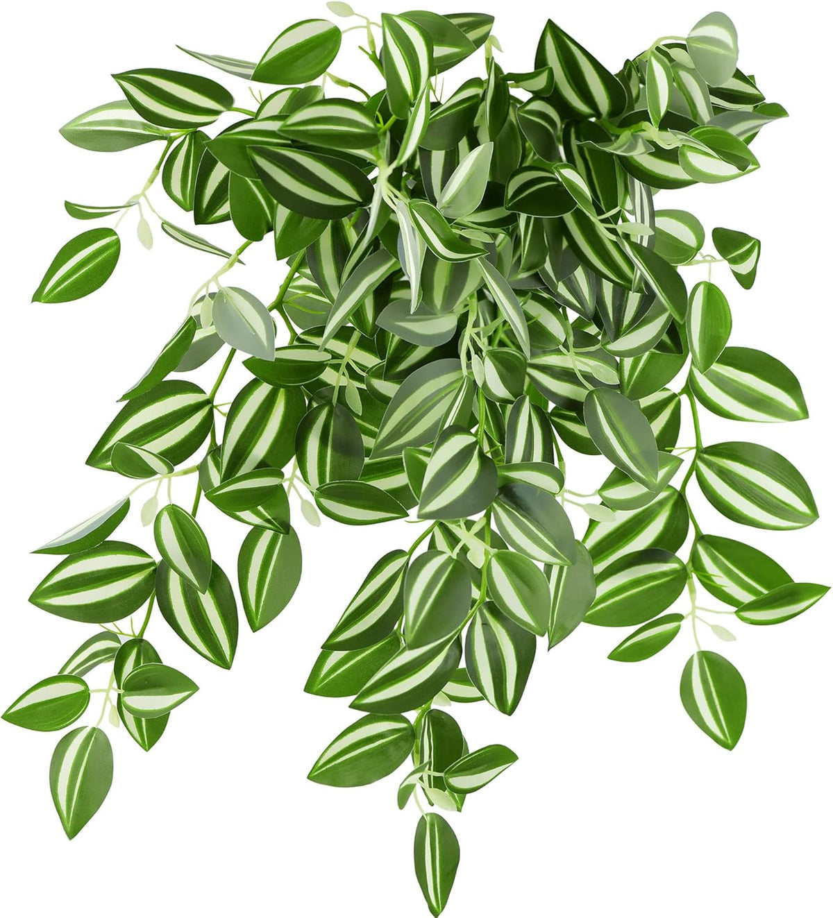 FiveSeasonStuff Artificial Natural Green Willow Garlands, Bendable Greenery Vine Leaves for Wedding Home Decoration (2 Pcs, 11.8 feet)