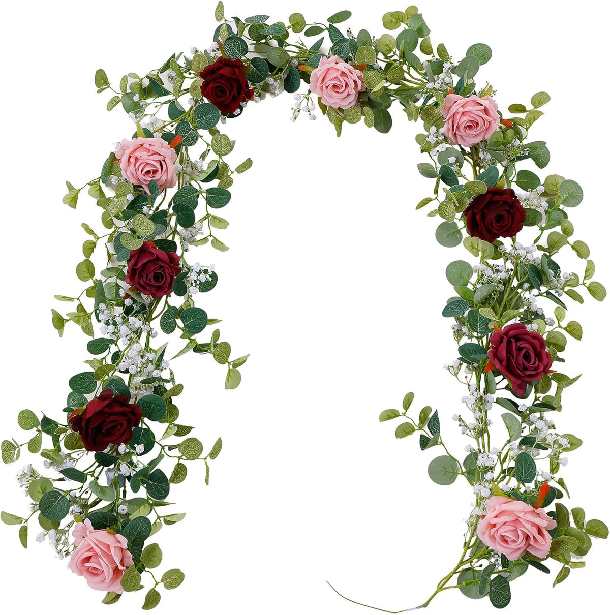 Artificial Eucalyptus Floral Garland Spring Home Decor