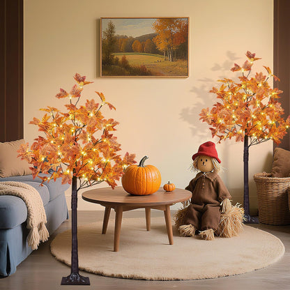 Botanical Artificial Illuminated Maple Led Home Decor Selection