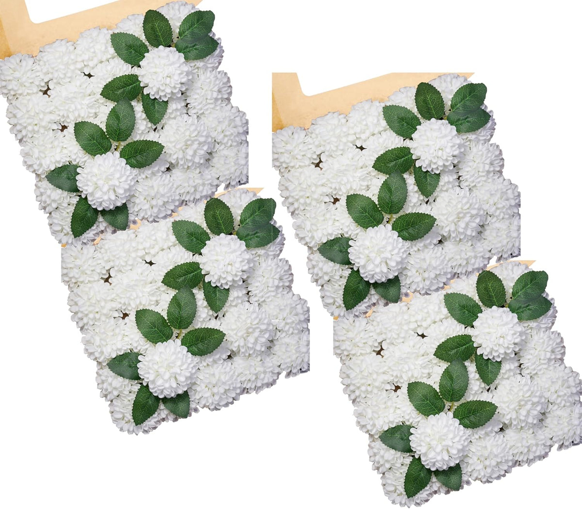 Artificial Flowers, Realistic 50 Pcs Artificial Rose for DIY Wedding Bouquets Centerpieces Arrangements, Sage Green Dahlia Flowers with Stem for Bridal Shower Party Home Decorations
