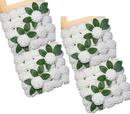 Artificial Flowers, 25 Pcs Realistic Artificial Rose for DIY Wedding Bouquets Centerpieces Arrangements, Sage Green Dahlia Flowers with Stem for Bridal Shower Party Home Decorations