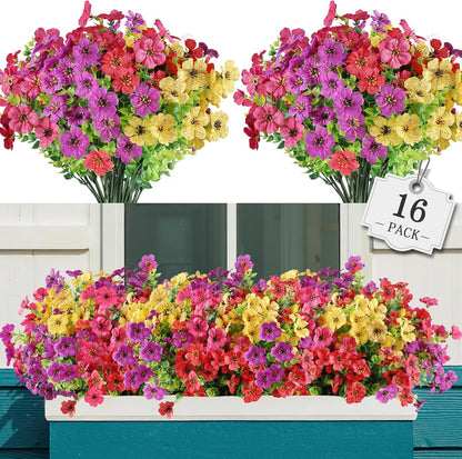 Artificial Faux Flowers Outdoor Garden Porch Home Decor