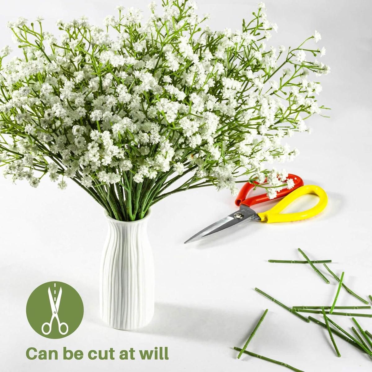 Decorative Artificial Gypsophila Baby Breath Indoor Decor Statement