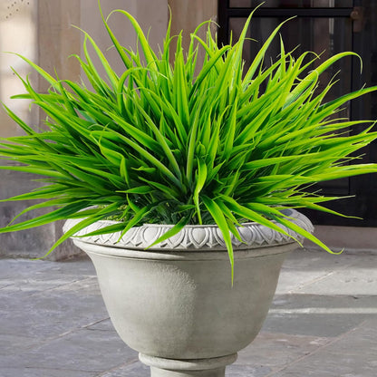 Uieke 28 Bundles Artificial Outdoor Plants UV Resistant Fake Grass Plants Faux Plastic Plants Greenery Shrubs for Home Garden Pathway Window Box Front Porch Summer Fall Decor, Deep Red