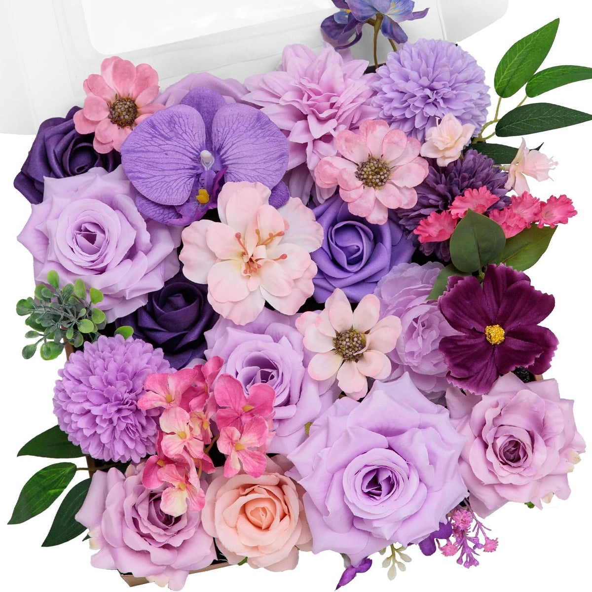 Rustic Artificial Multi Flower Mixed Indoor Decor Selection