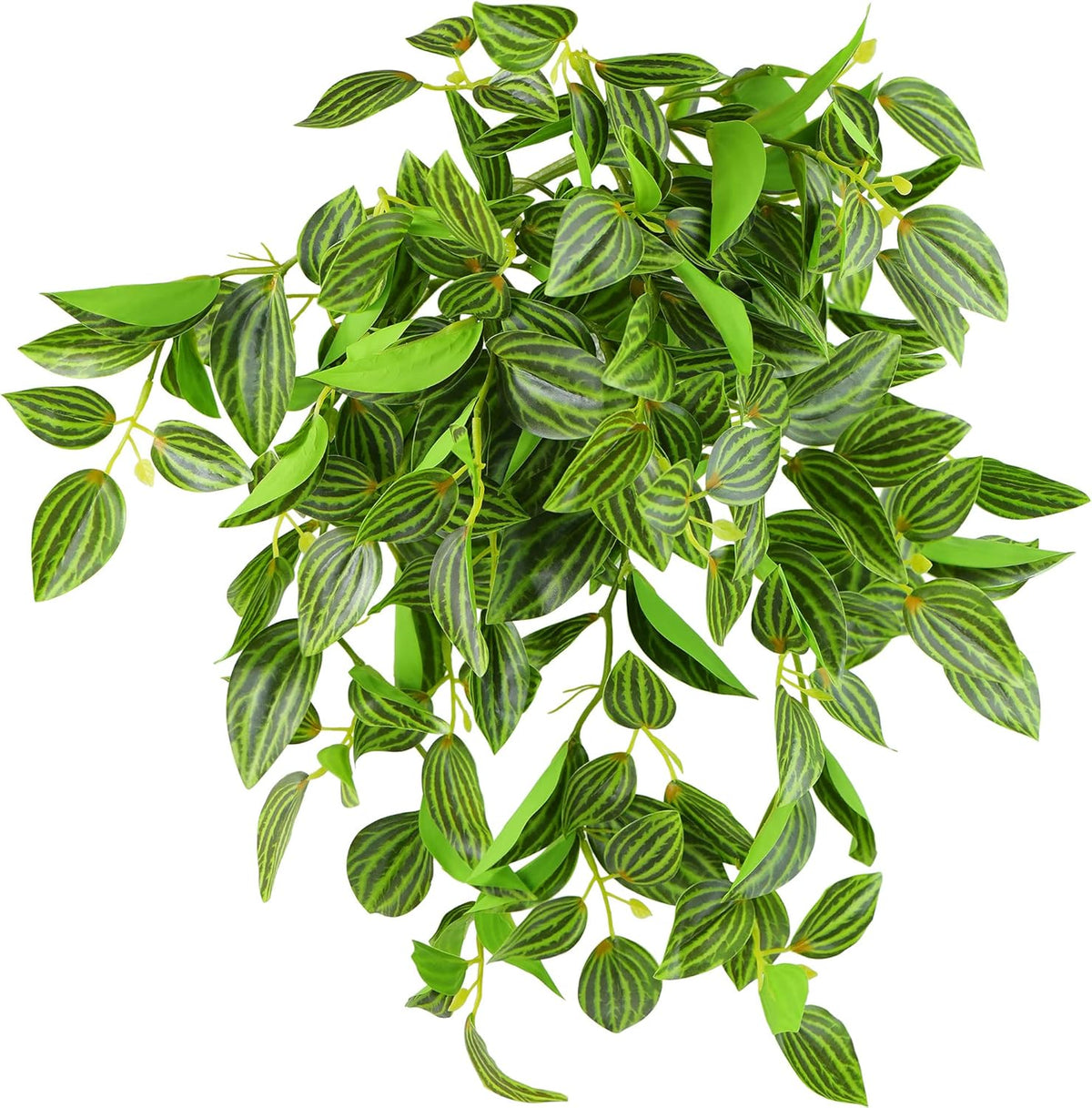 FiveSeasonStuff Artificial Natural Green Willow Garlands, Bendable Greenery Vine Leaves for Wedding Home Decoration (2 Pcs, 11.8 feet)