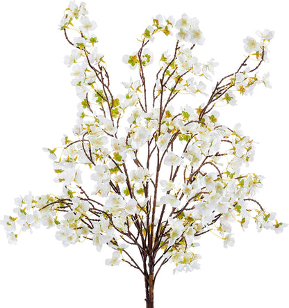 SITUMEIZI 6Pcs Artificial Cherry Blossom Branches Decor Fake Flowers Silk Spring Faux Flowers 16" Peach Bouquet for Home Wedding Bedroom Japanese Decoration DIY Table Centerpiece Arrangement(Pink)