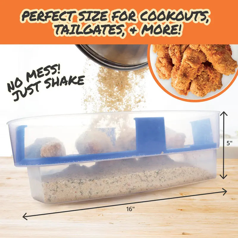 XL All-in-One Mess Free Breading Station Tool - Original Batter Bowl for Easy Cooking