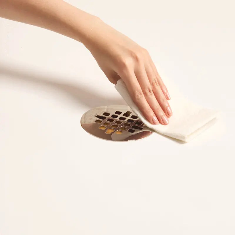 Hair Catcher Shower Drain Protector - Universal Fit Silicone Strainer, Two-Pack