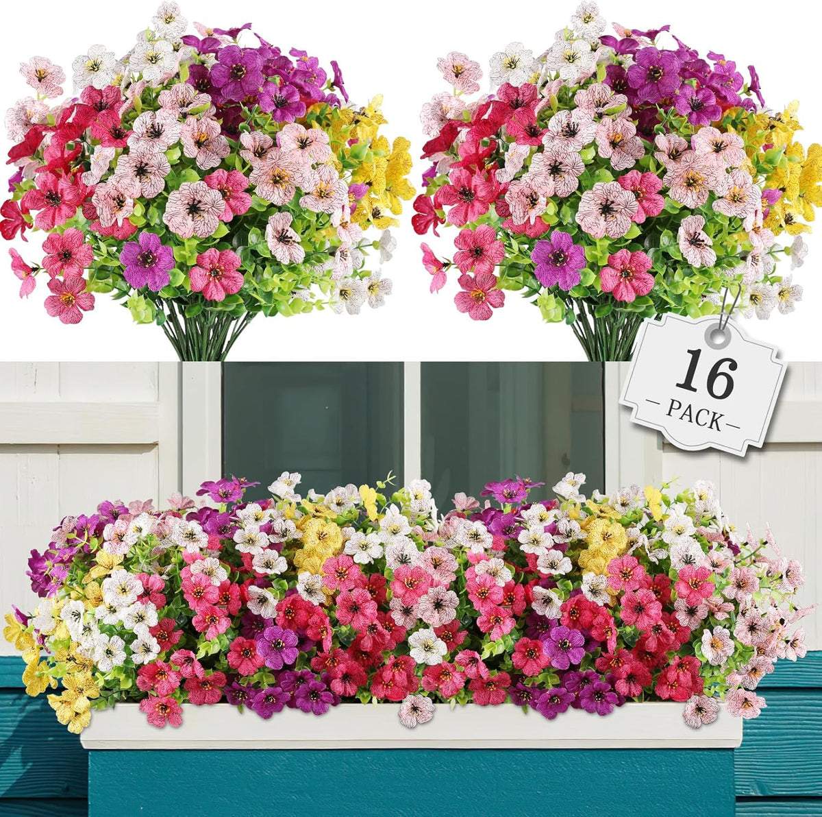 Artificial Faux Flowers Outdoor Garden Porch Home Decor