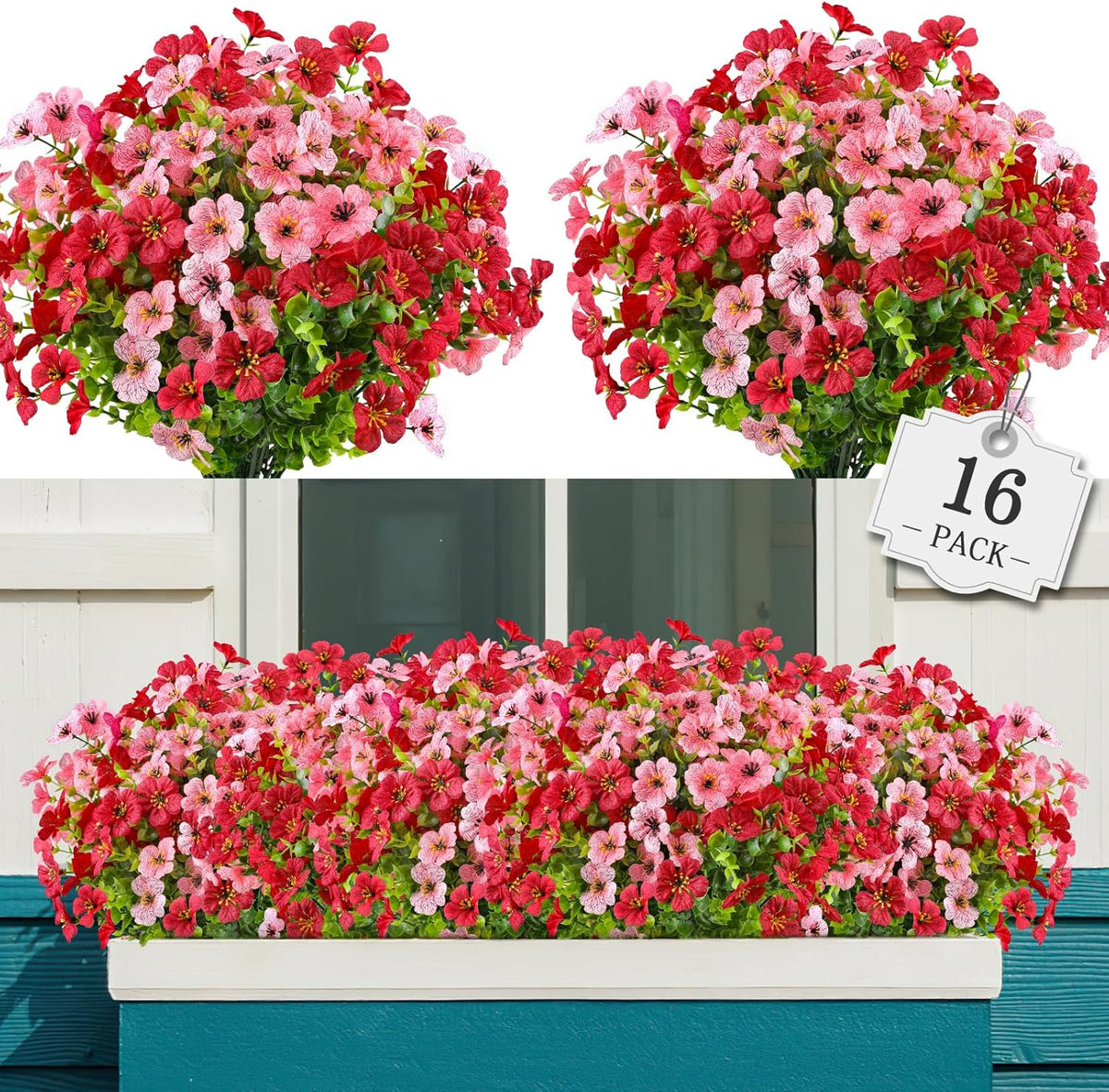 Artificial Faux Flowers Outdoor Garden Porch Home Decor