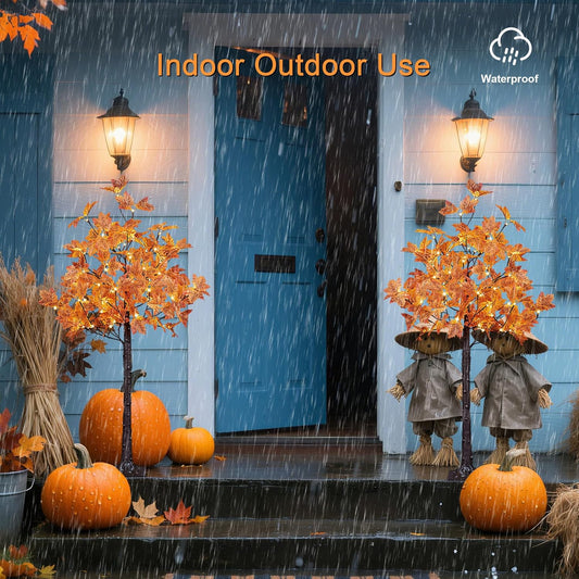 Botanical Artificial Illuminated Maple Led Home Decor Selection