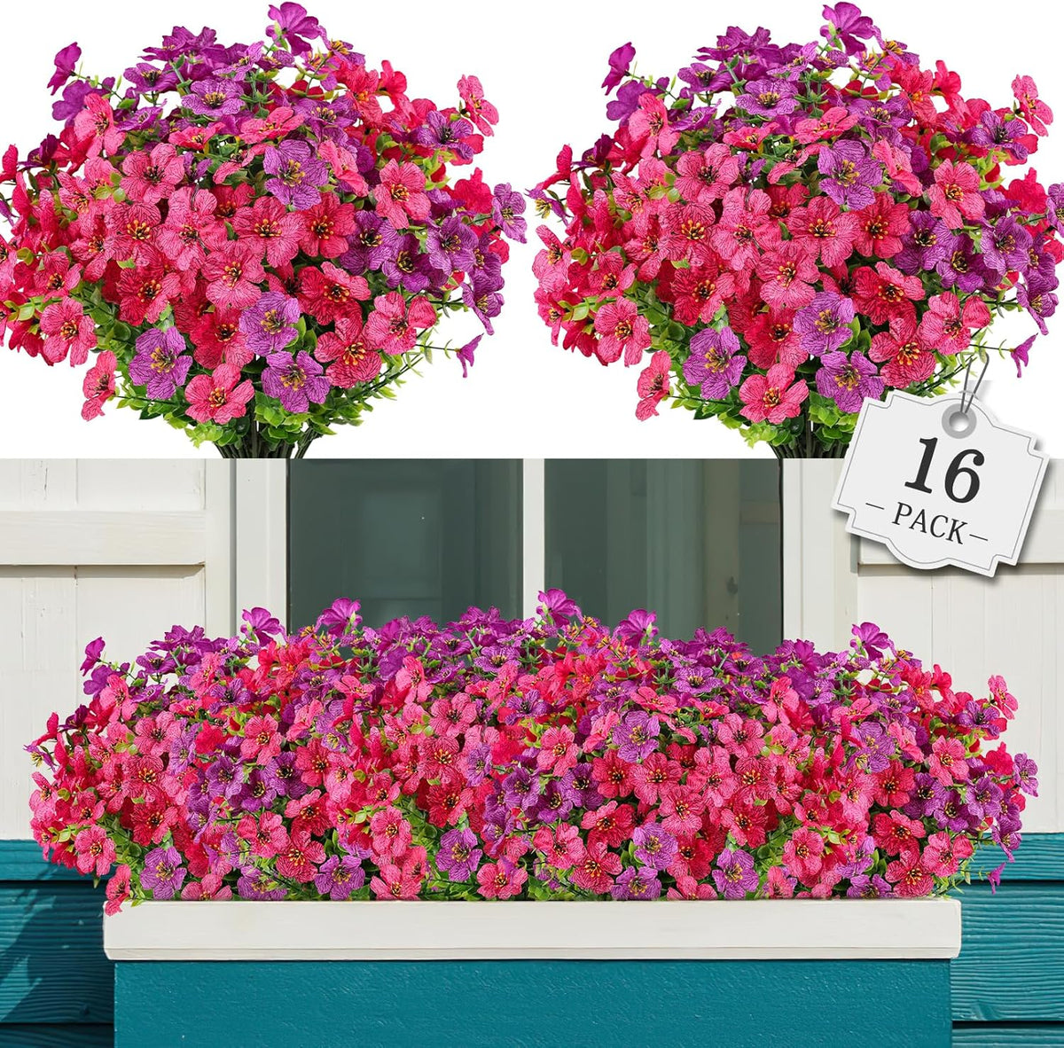 Artificial Faux Flowers Outdoor Garden Porch Home Decor