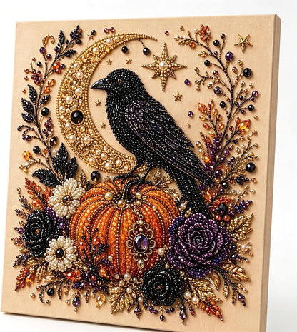 Halloween Diamond Painting Kits for Adults - Spooky Cute 3D DIY Fall Home Decor Wall Art