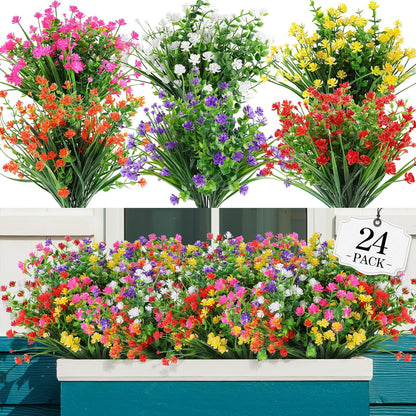 Artificial Faux Flowers Outdoor Garden Porch Home Decor