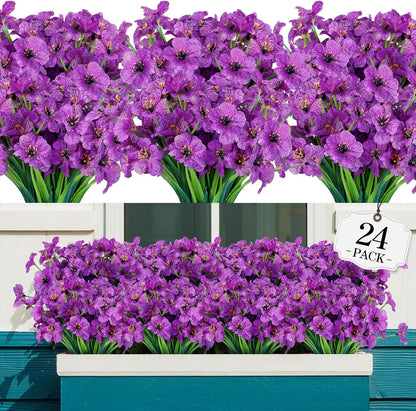 Artificial Faux Flowers Outdoor Garden Porch Home Decor