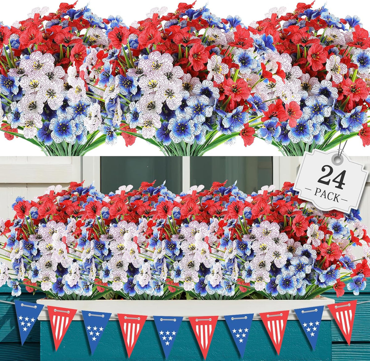 Artificial Faux Flowers Outdoor Garden Porch Home Decor