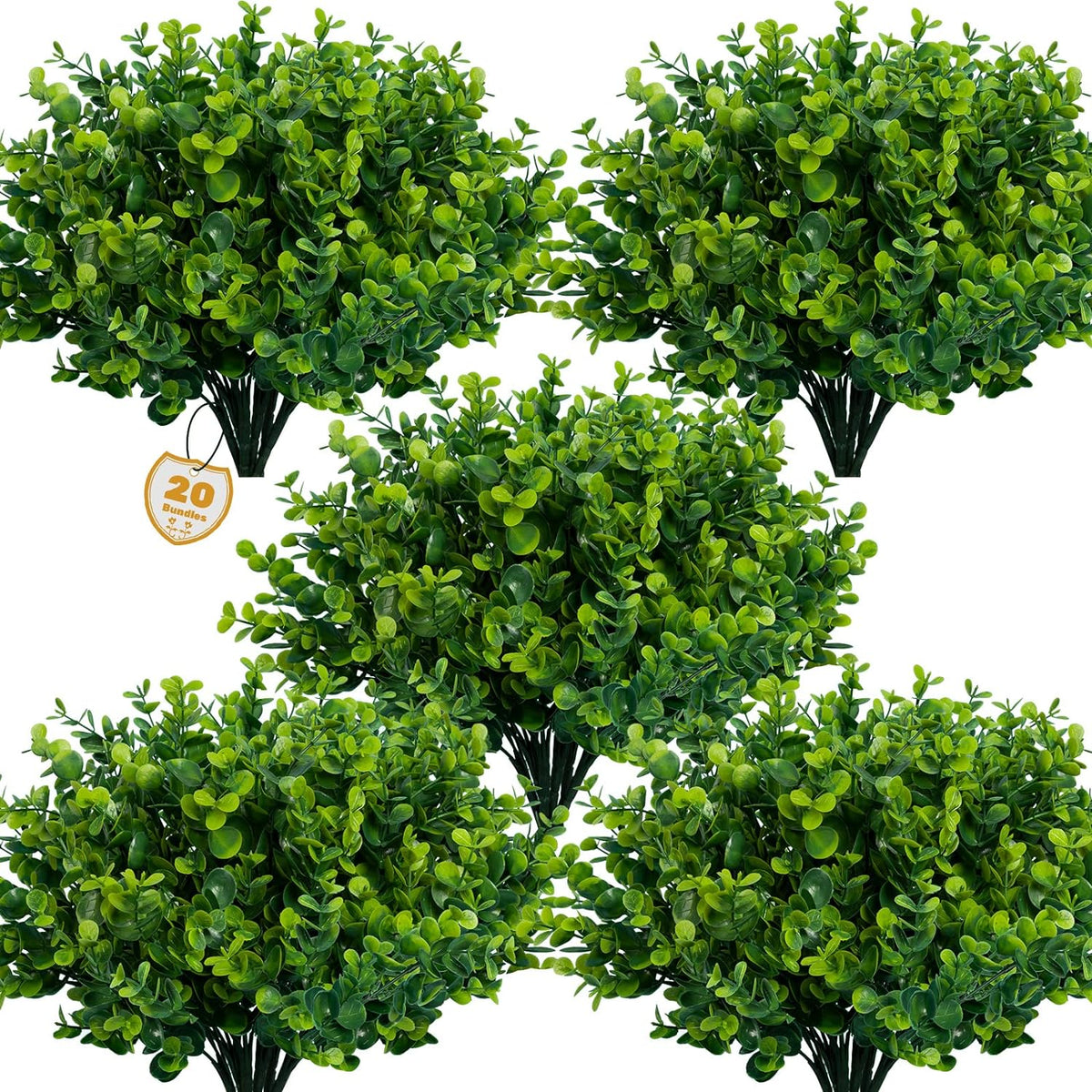 Modern UV Resistant PE Shrubs Home Decor Accent