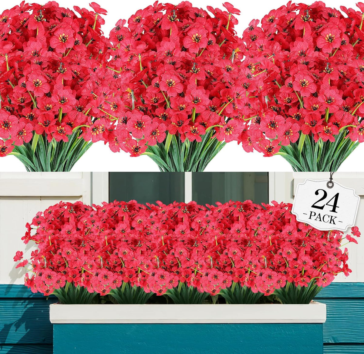 Artificial Faux Flowers Outdoor Garden Porch Home Decor