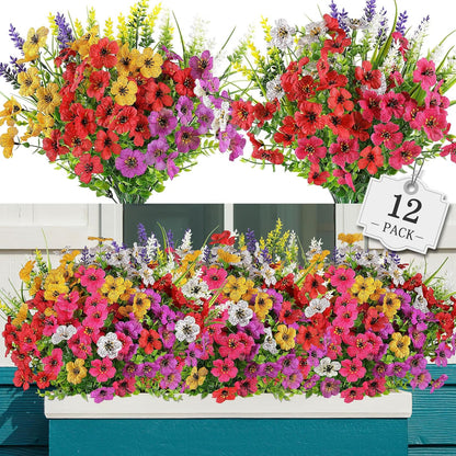 Artificial Faux Flowers Outdoor Garden Porch Home Decor