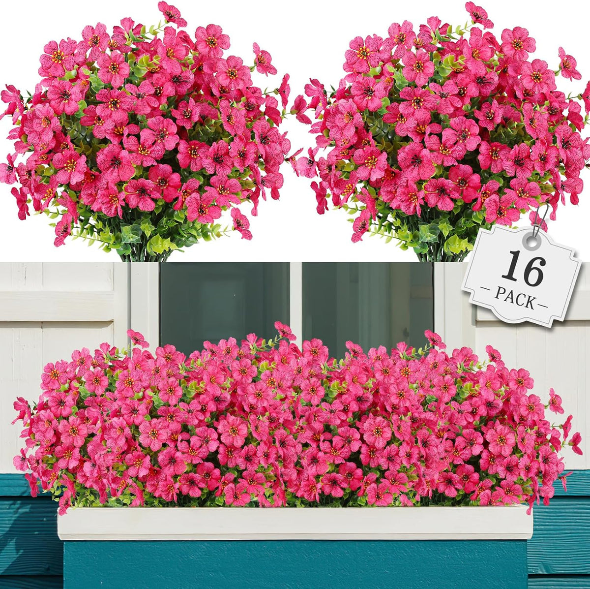 Artificial Faux Flowers Outdoor Garden Porch Home Decor