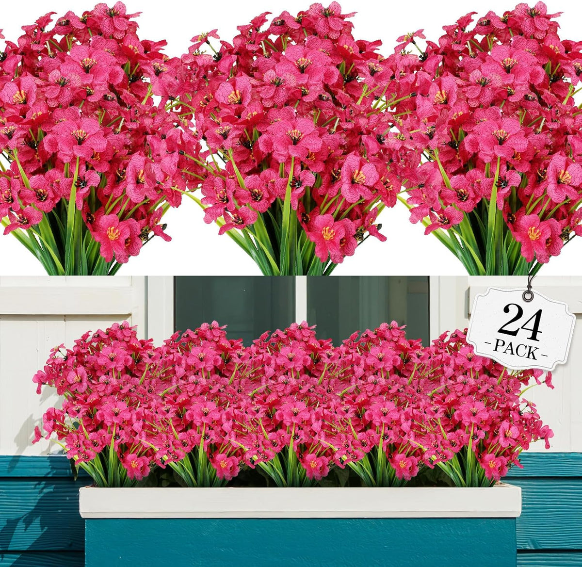 Artificial Faux Flowers Outdoor Garden Porch Home Decor
