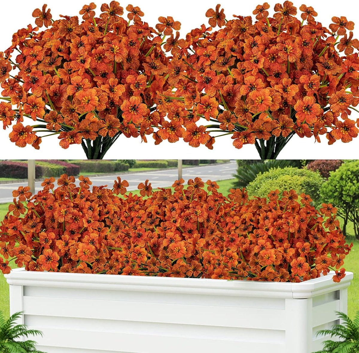 Modern UV Resistant PE Shrubs Home Decor Accent