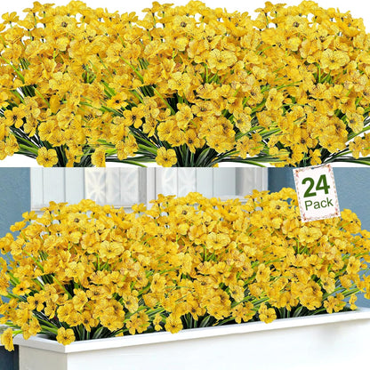 Lush Bundles Artificial Boston Ferns Home Decor Set